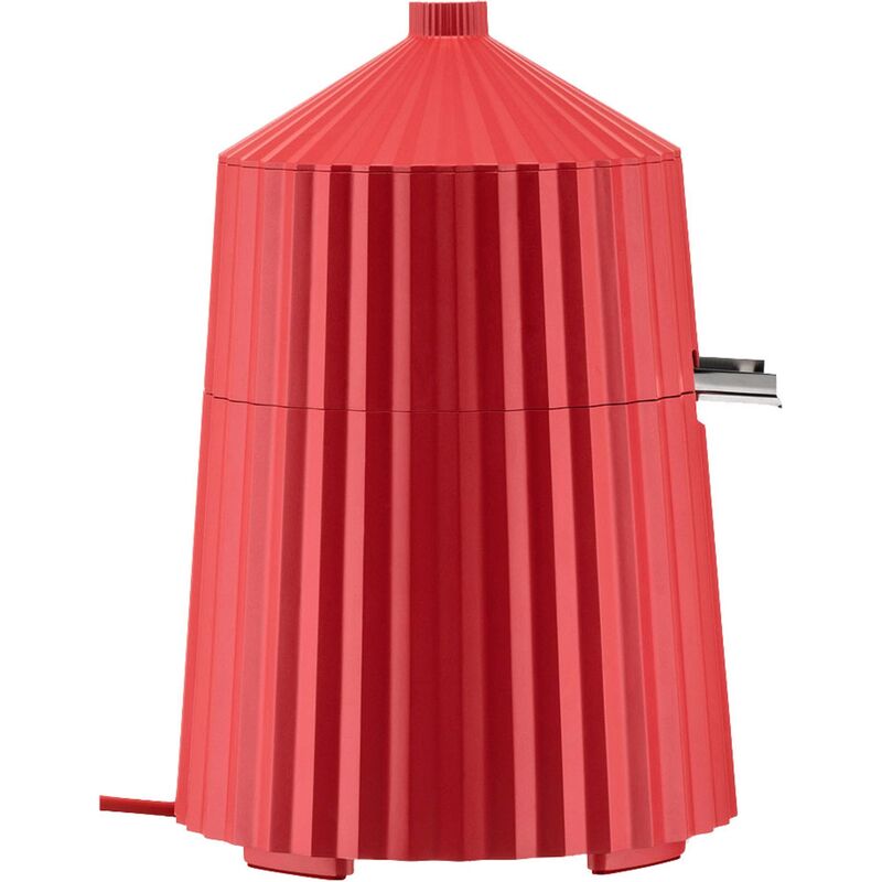 Plissé elektrisk citruspress, röd