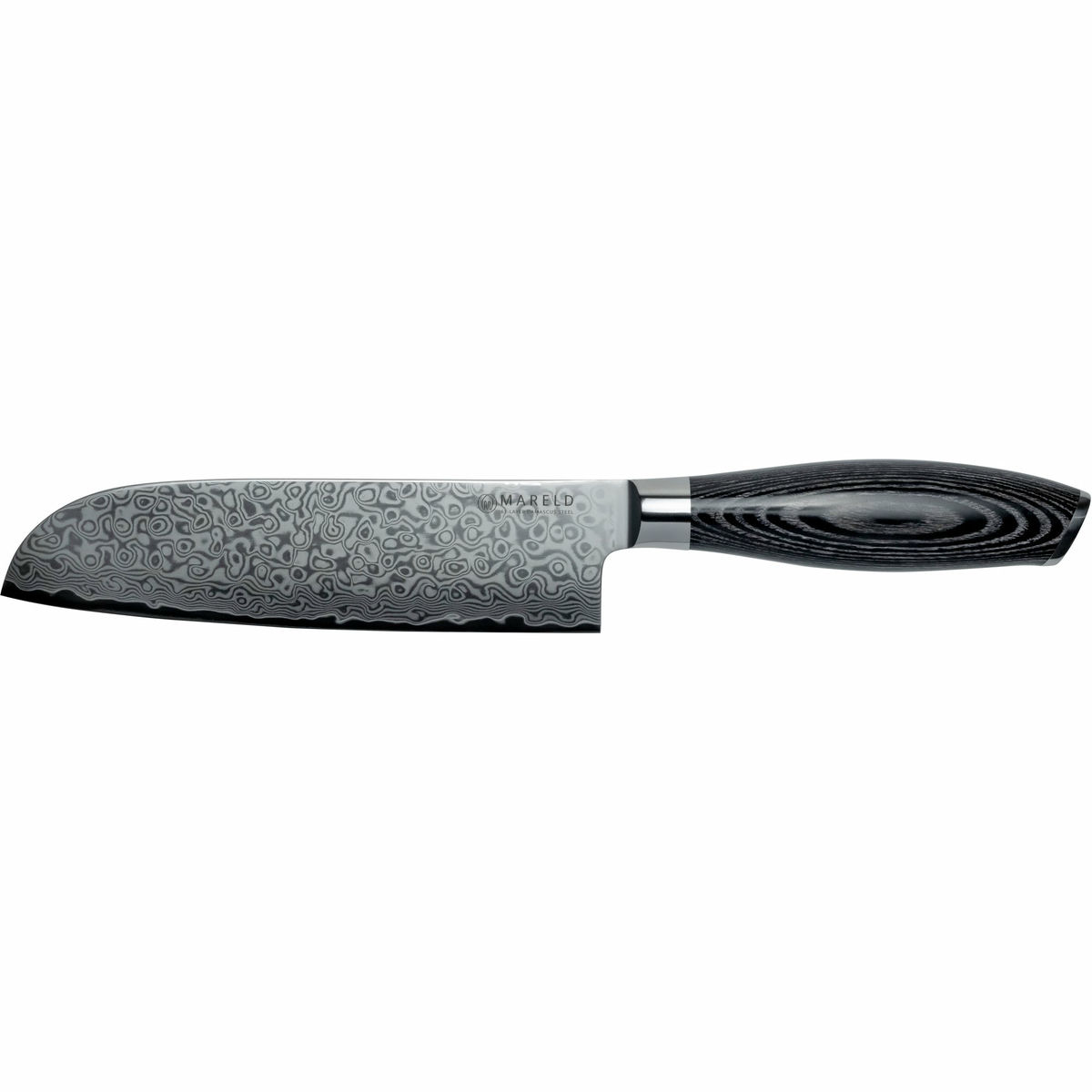 Akio santokuveitsi 18 cm, musta