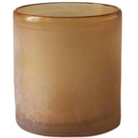 Frost ljuslykta, amber, medium