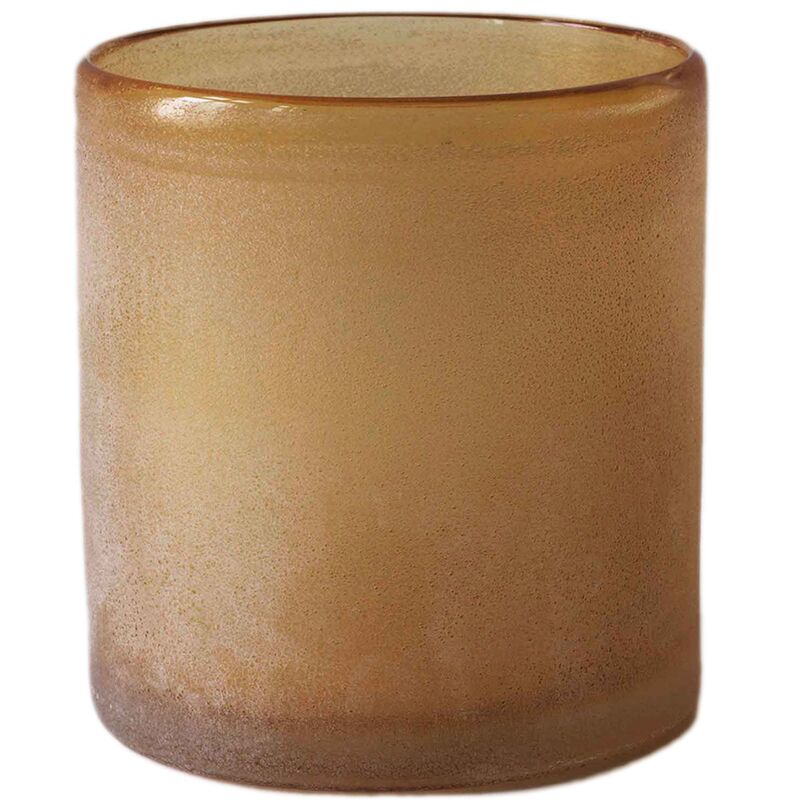 Frost fyrfadsstage, amber, medium