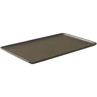 Nelikulmainen RAW-lautanen, metallinruskea, 31,5 cm 