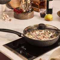 Vipiteno traktørpanne med lokk 28 cm, aluminium