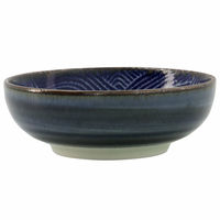 Seigaiha Blue skål 300 ml