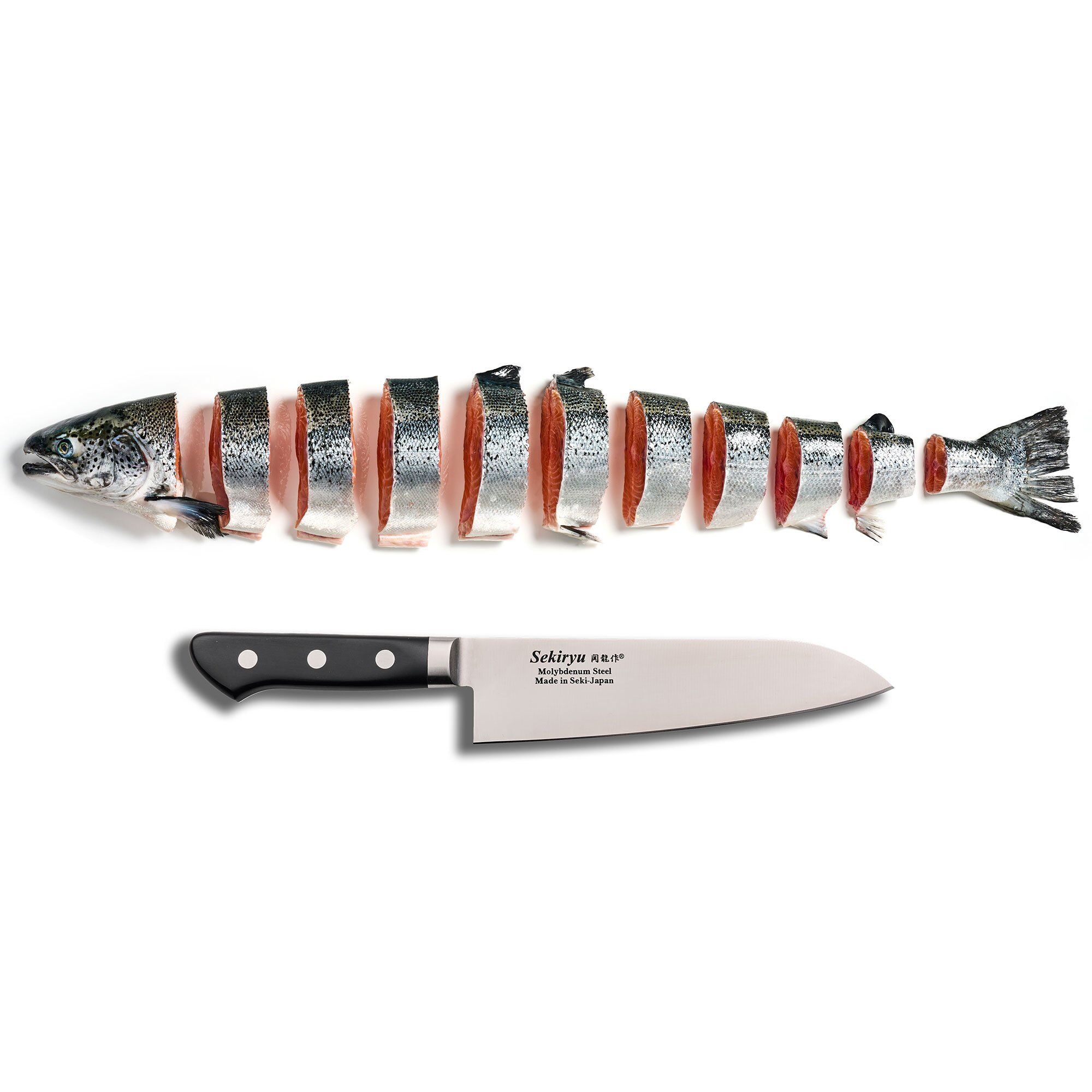 Alternativ bild 1 för Sekiryu - Master santokukniv 18 cm svart