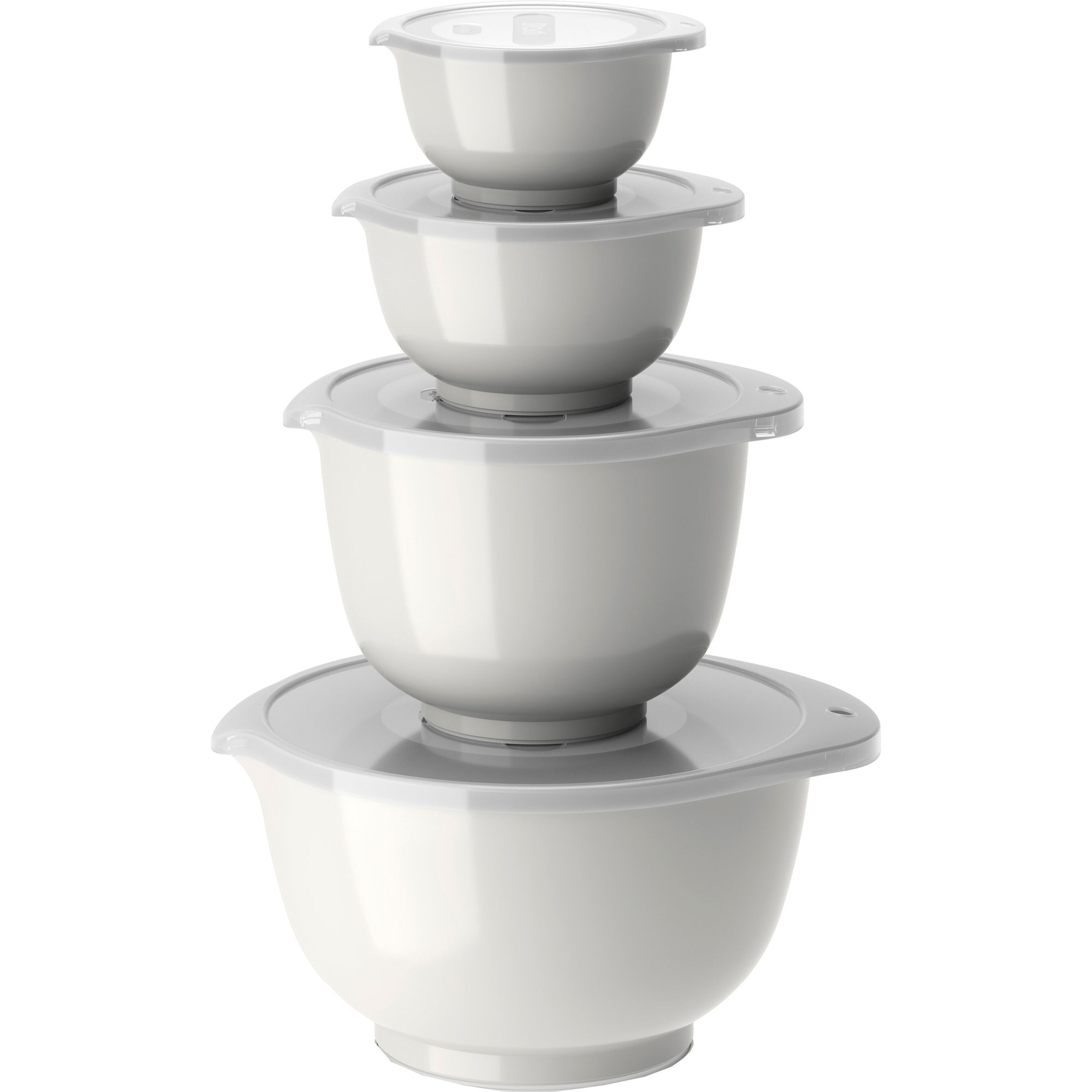 NEW Margrethe skålset 0,25 + 0,5 + 1,5 + 3 liter, white