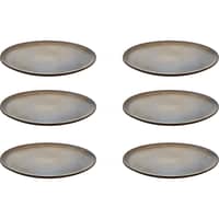 RAW-jälkiruokalautanen, 6 kpl, Metallic Brown
