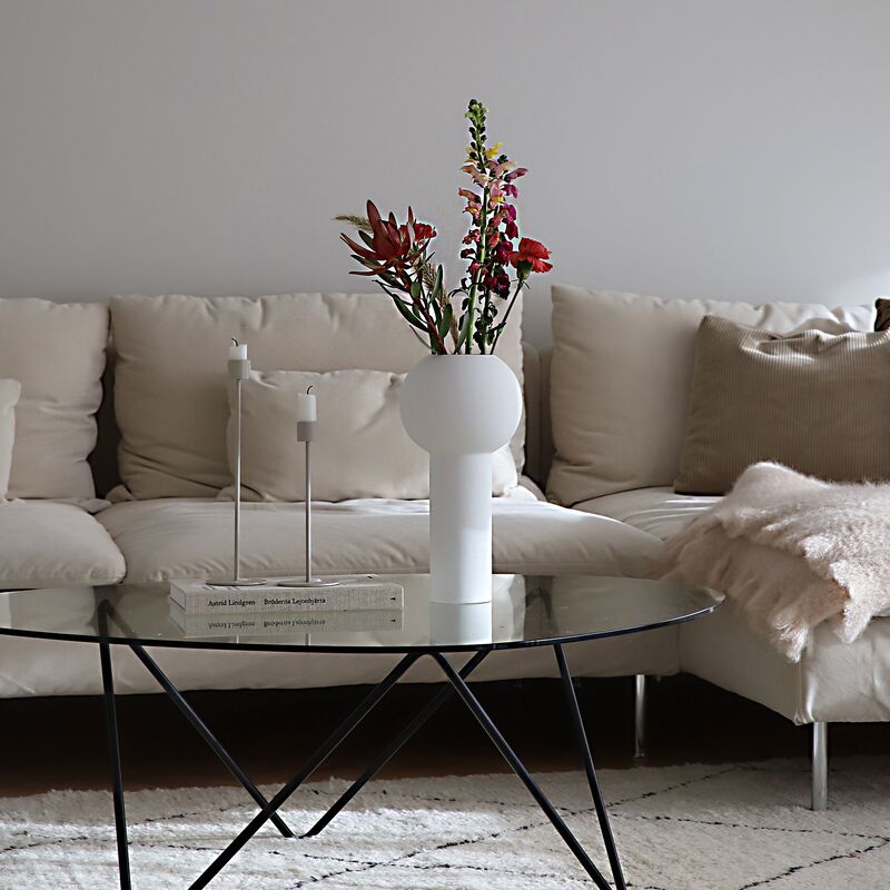 Kynttilänjalka, 29 cm, sand