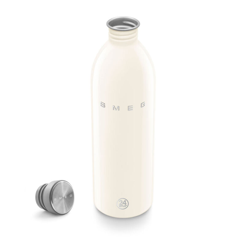 WBF02CR vattenflaska 1 liter, creme