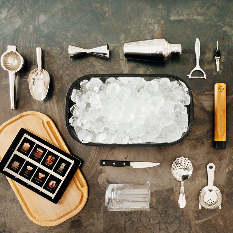 Hawthorne cocktailsigte, rustfrit stål