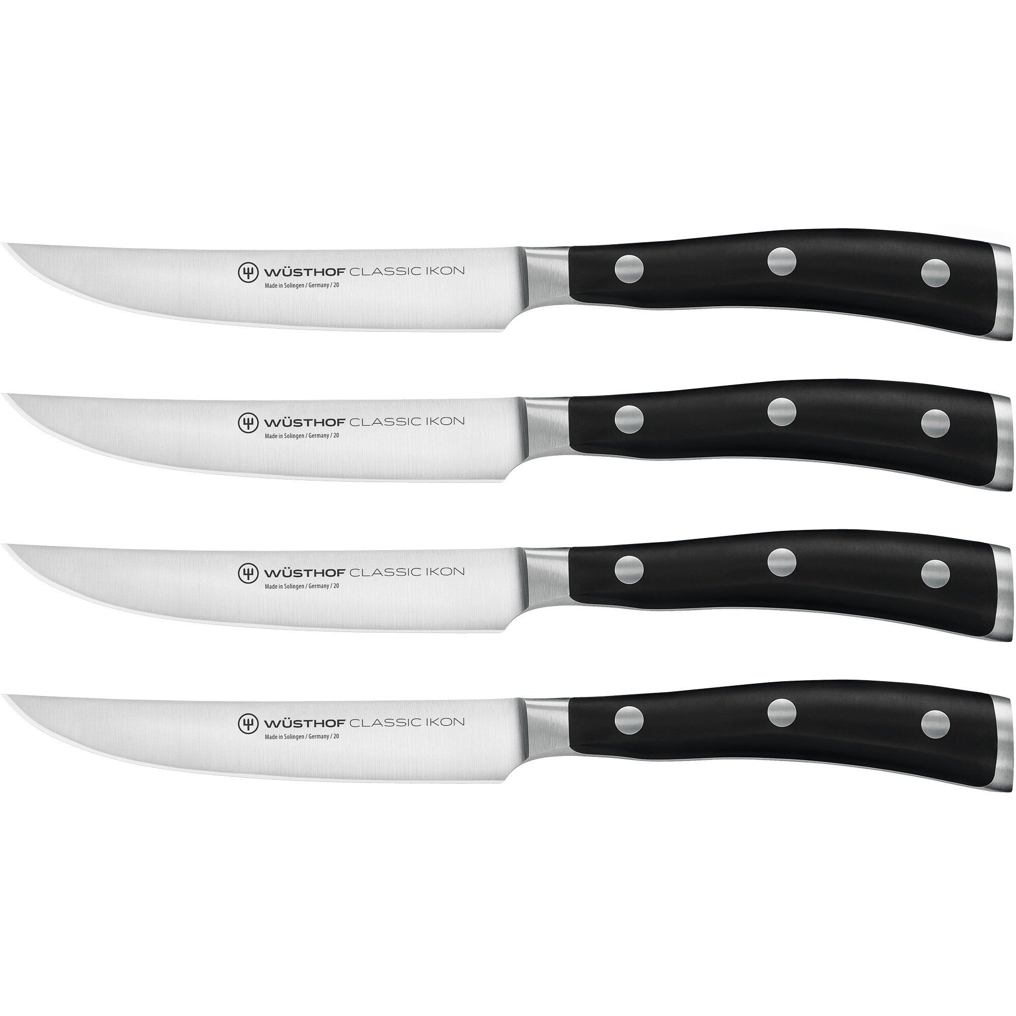 Classic Ikon Grillknivsæt Sort
