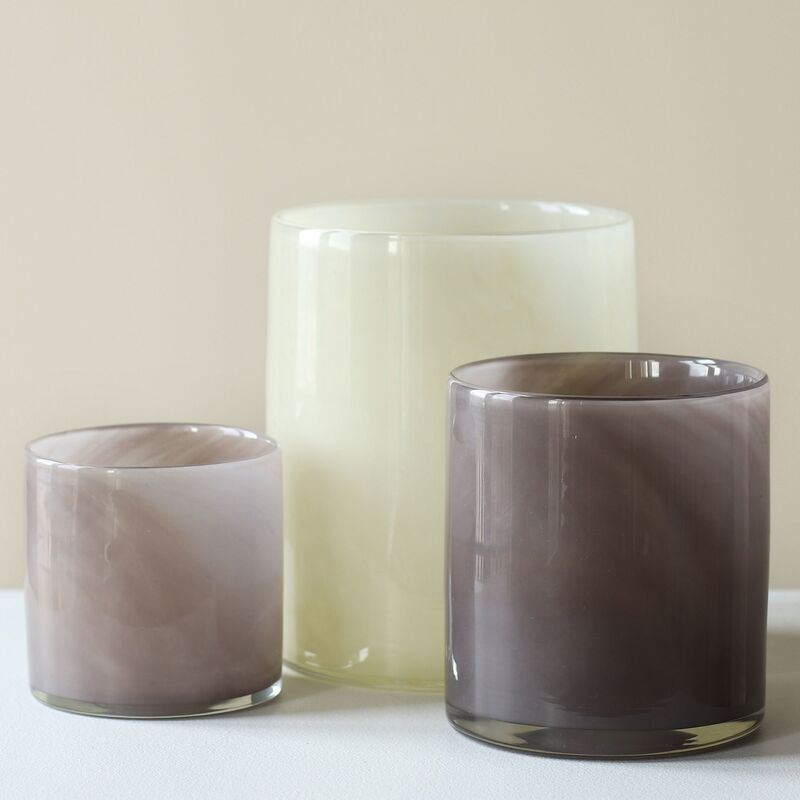 Lyric-kynttilälyhty, 3 kpl, purple/grey/linen