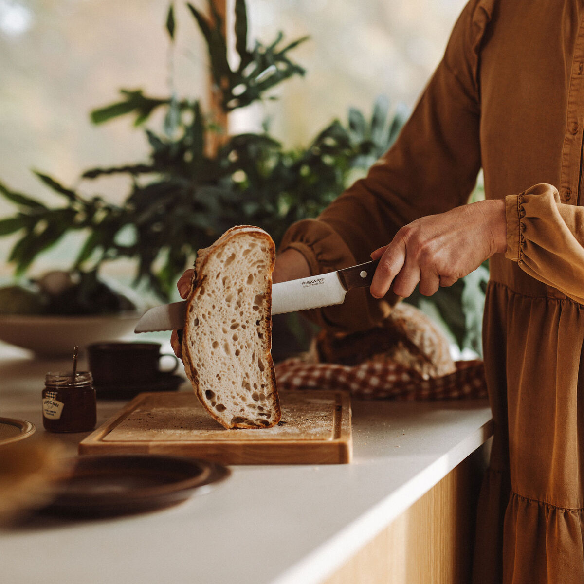 Folken skärbräda 25 × 36 cm, björk