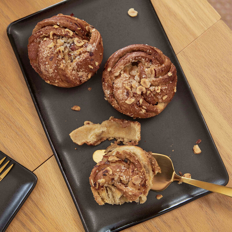 RAW suorakulmainen lautanen, 31,5 x 20 cm, titanium black