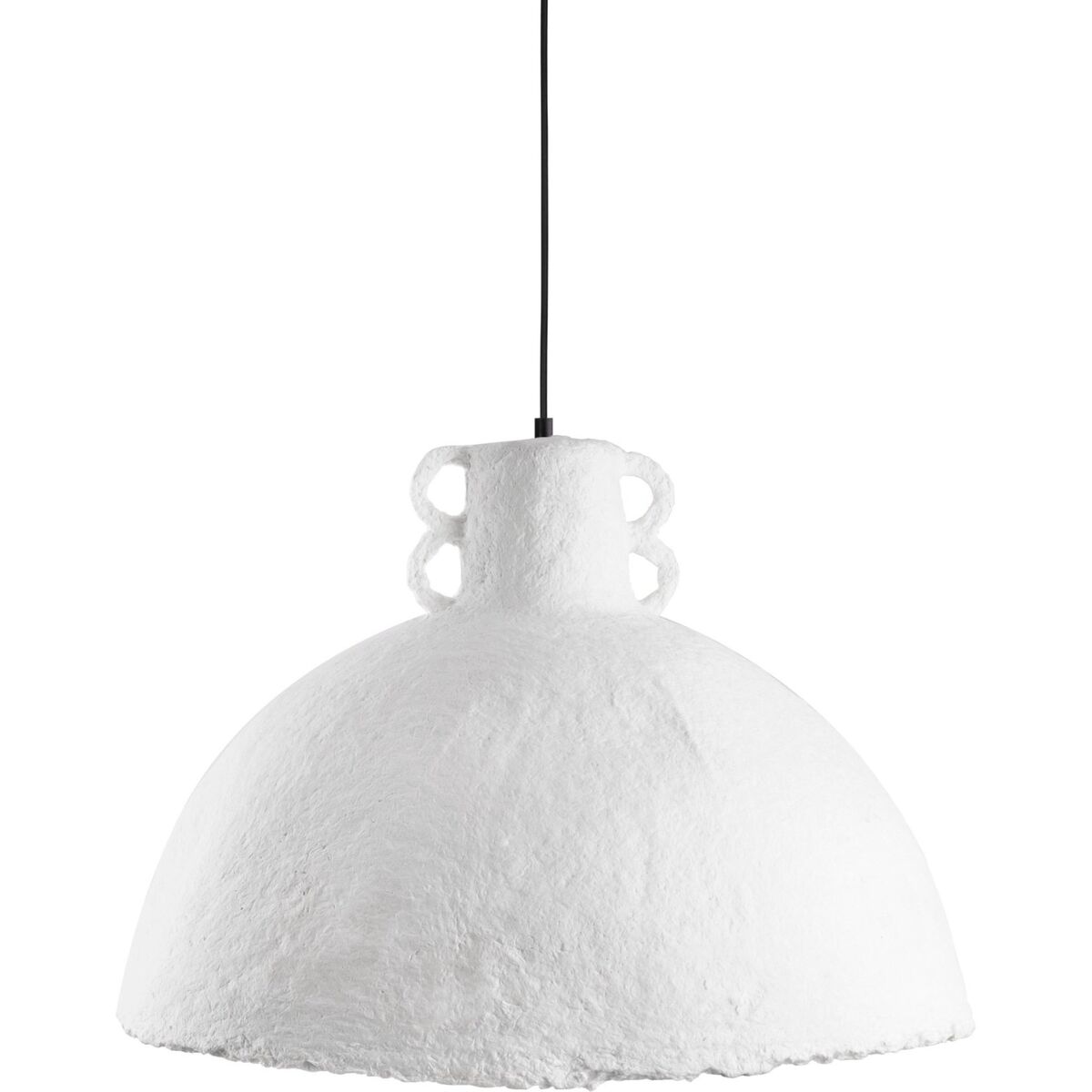 Maché-riippuvalaisin, 50 cm, valkoinen