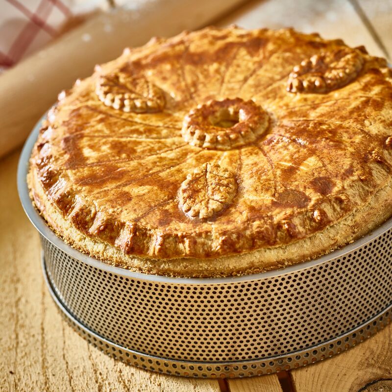 Perforeret kageform, rund