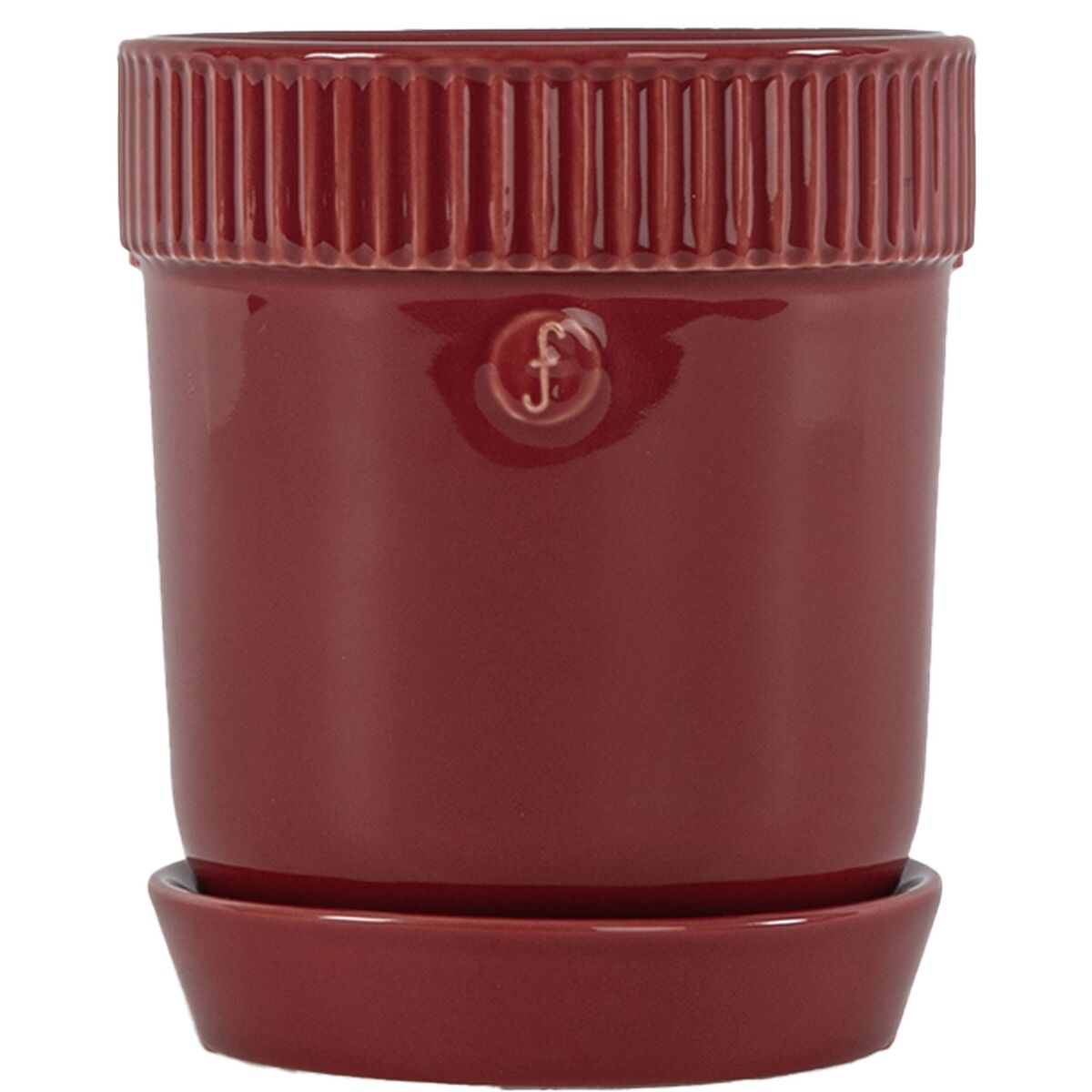 Elise kruka 13 cm, vinröd