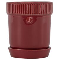 Elise kruka 13 cm, vinröd