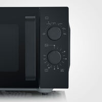 Mikrovågsugn 25 liter, svart