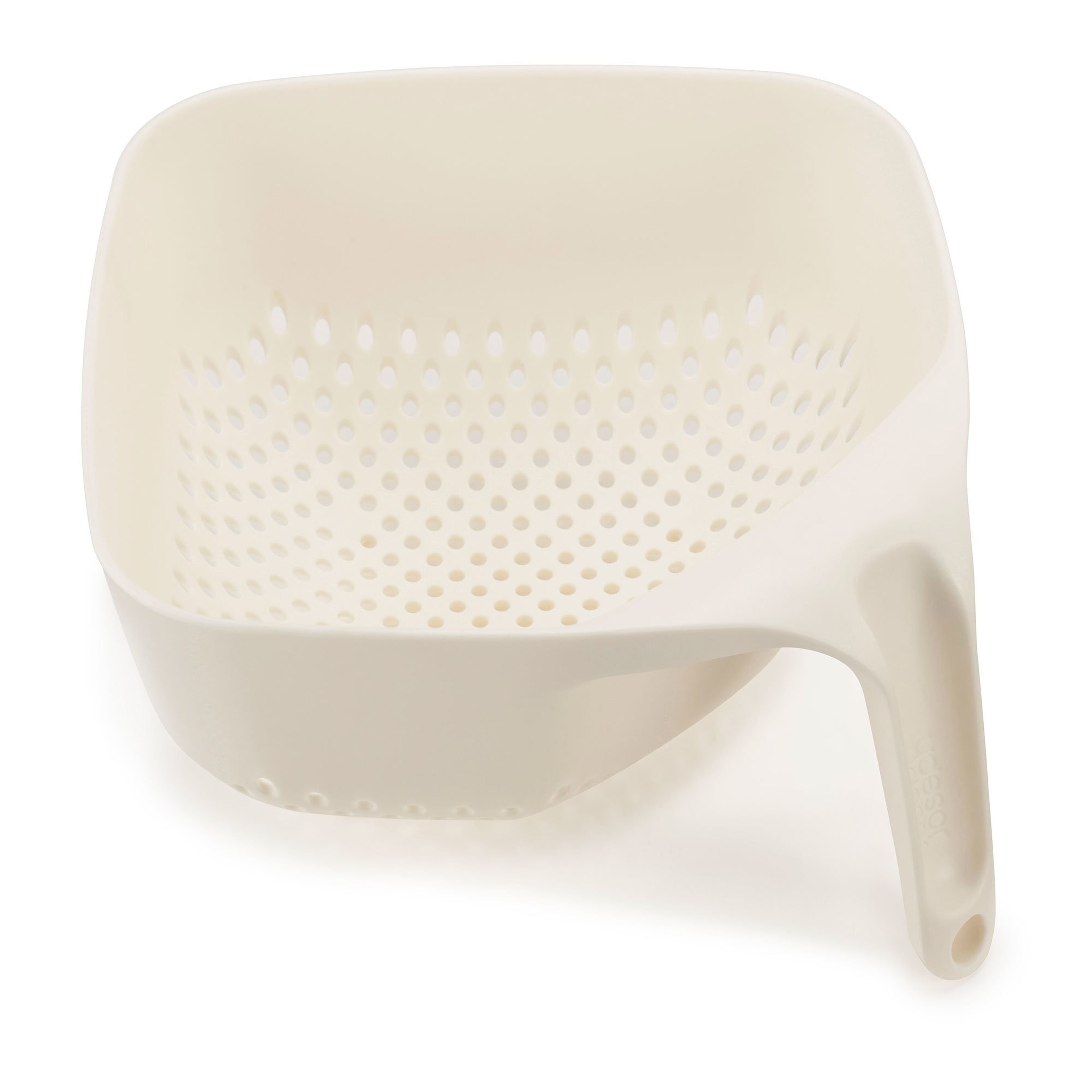 Square durkslag, vit