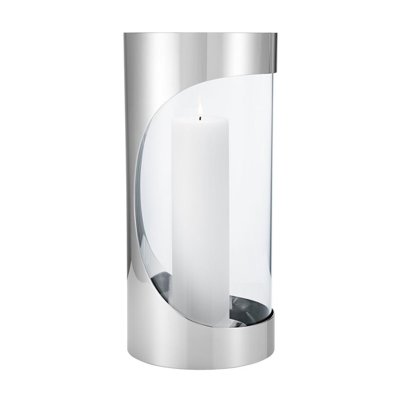 Chrome Contours Lysholder 33 cm