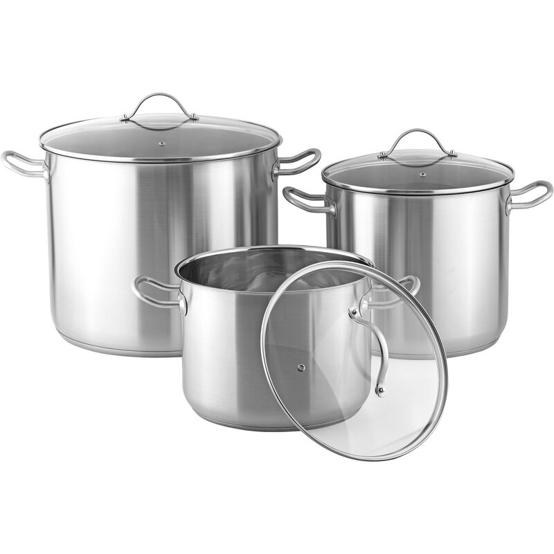 Gryta med glaslock, 10 liter