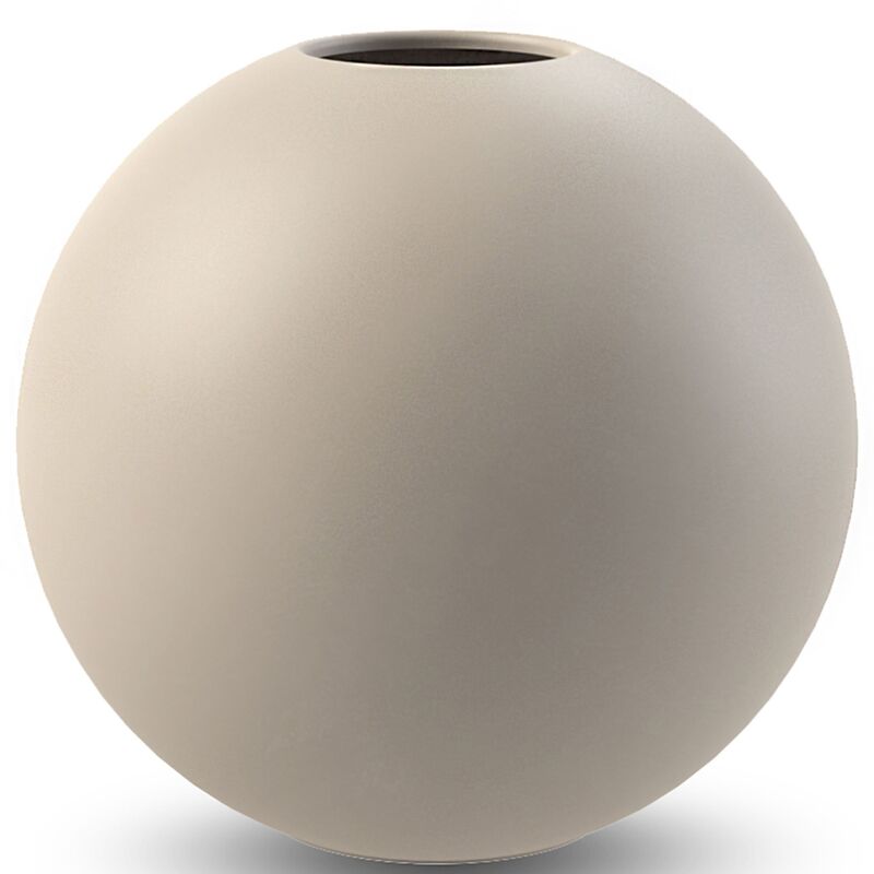 Ball maljakko, 10 cm, sand