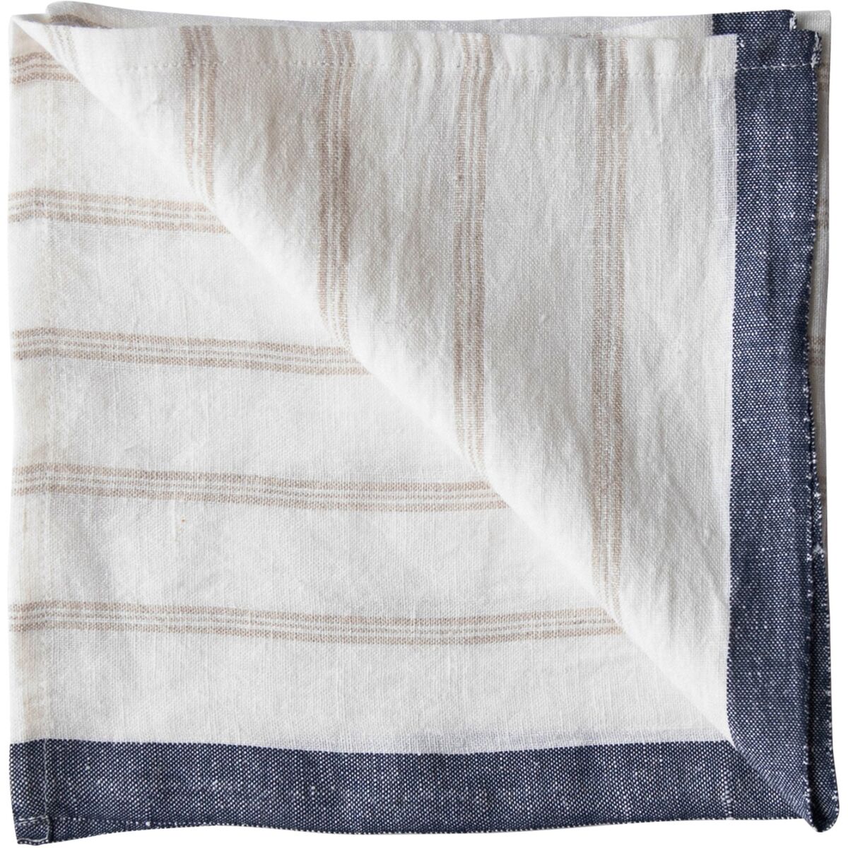 Maya servett 50x50 cm, natural stripe