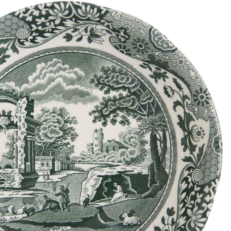 Heritage Green Italian skål 15 cm, grön/vit