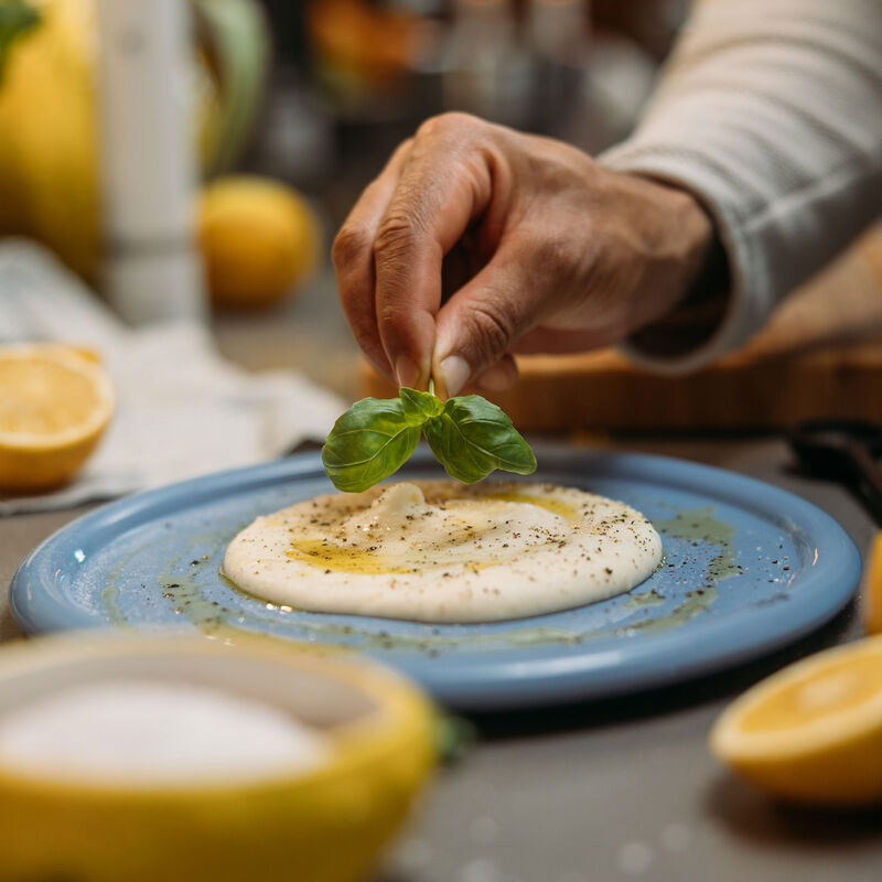 Porto tallrik, ljusblå