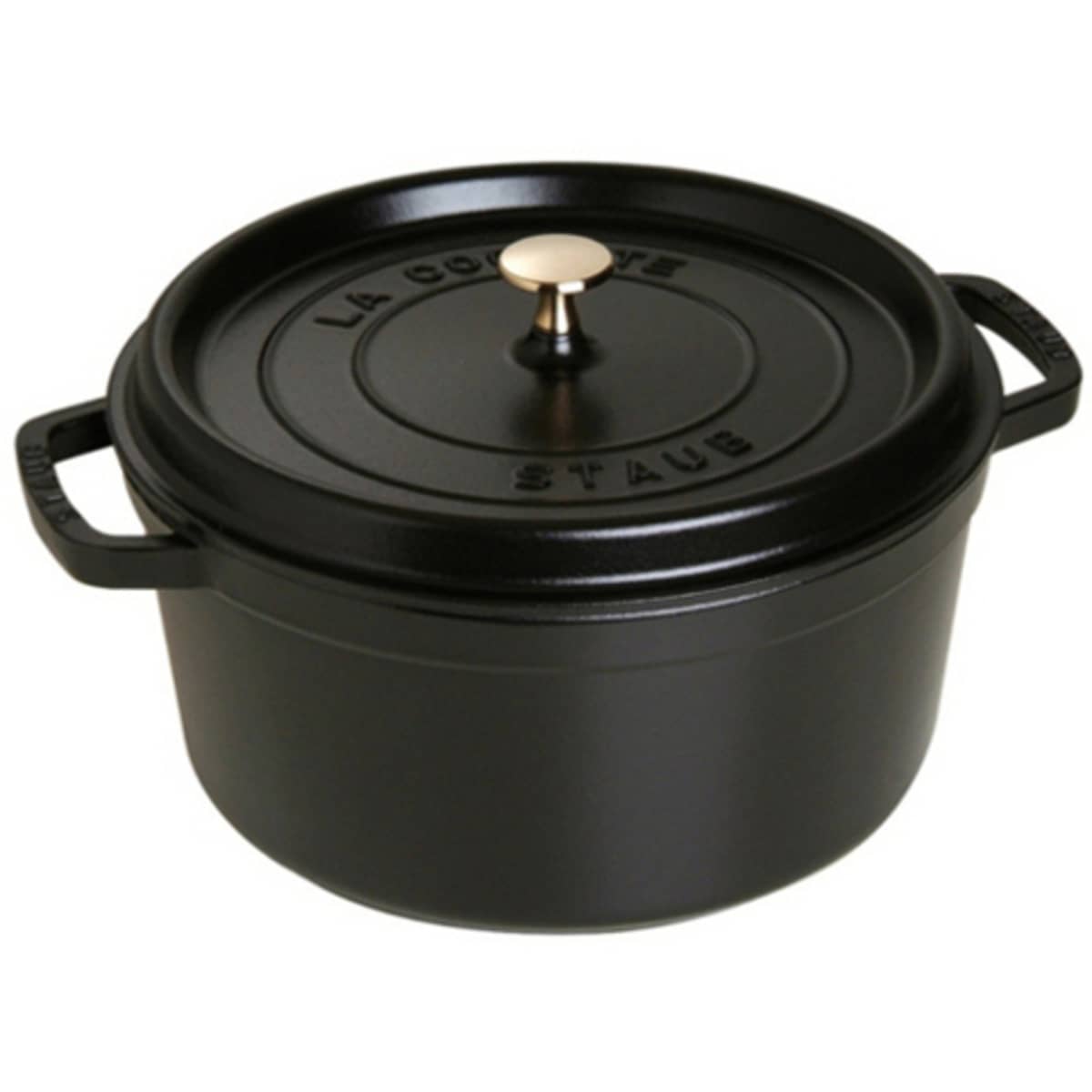 Rund Gryta 30 cm 8,35 liter Svart