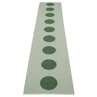 Pappelina Vera Pop matta 70 × 360 cm, leaf/misty mint