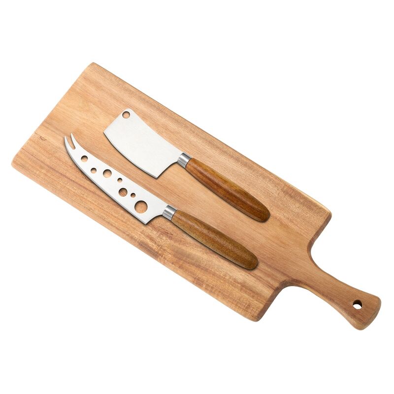 Sany serveringsbrett 41x15 cm + 2 ostekniver