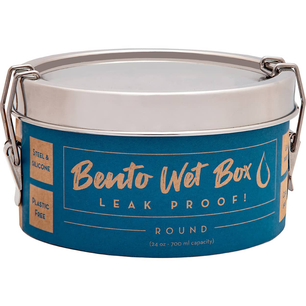 Bento Wet Box madkasse, rund