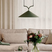 Curve pendel loftlampe 50 cm, grøn