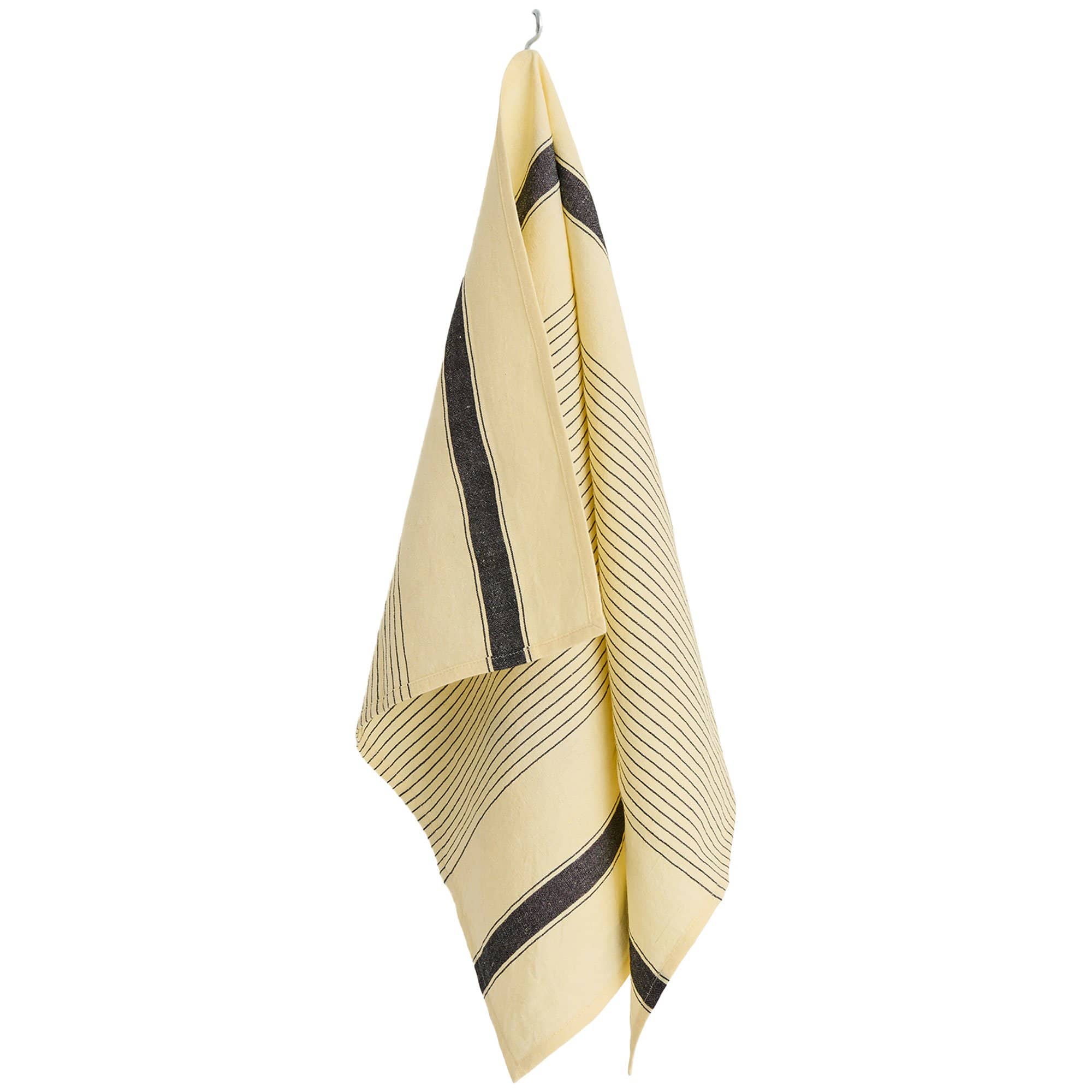 Produktfoto för HAY Linear kökshandduk, soft yellow