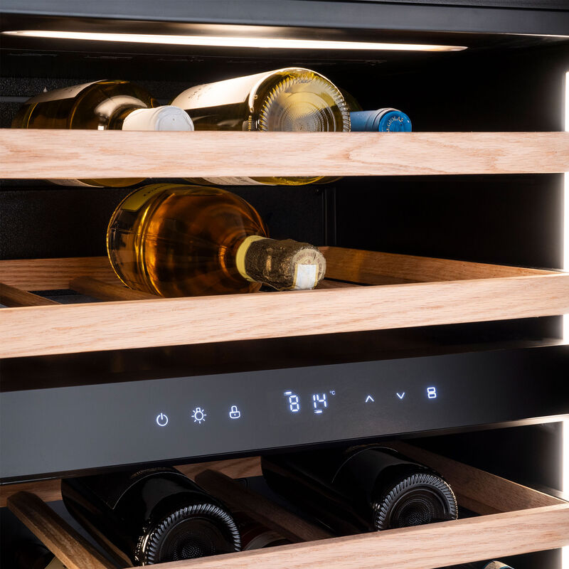 Modern Series integrert vinskap, svart