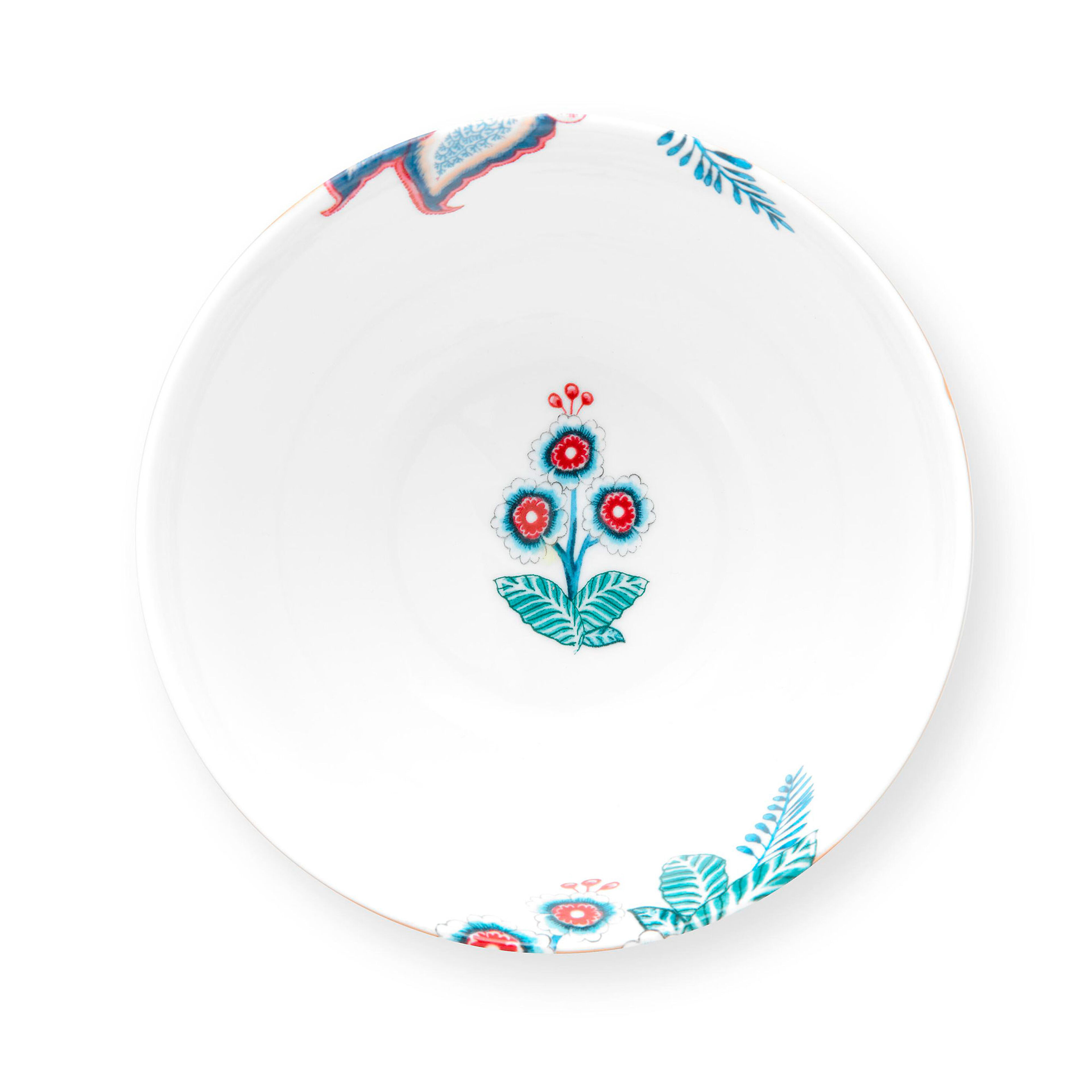 PIP Studio Flower Festival skål 15 cm, blå