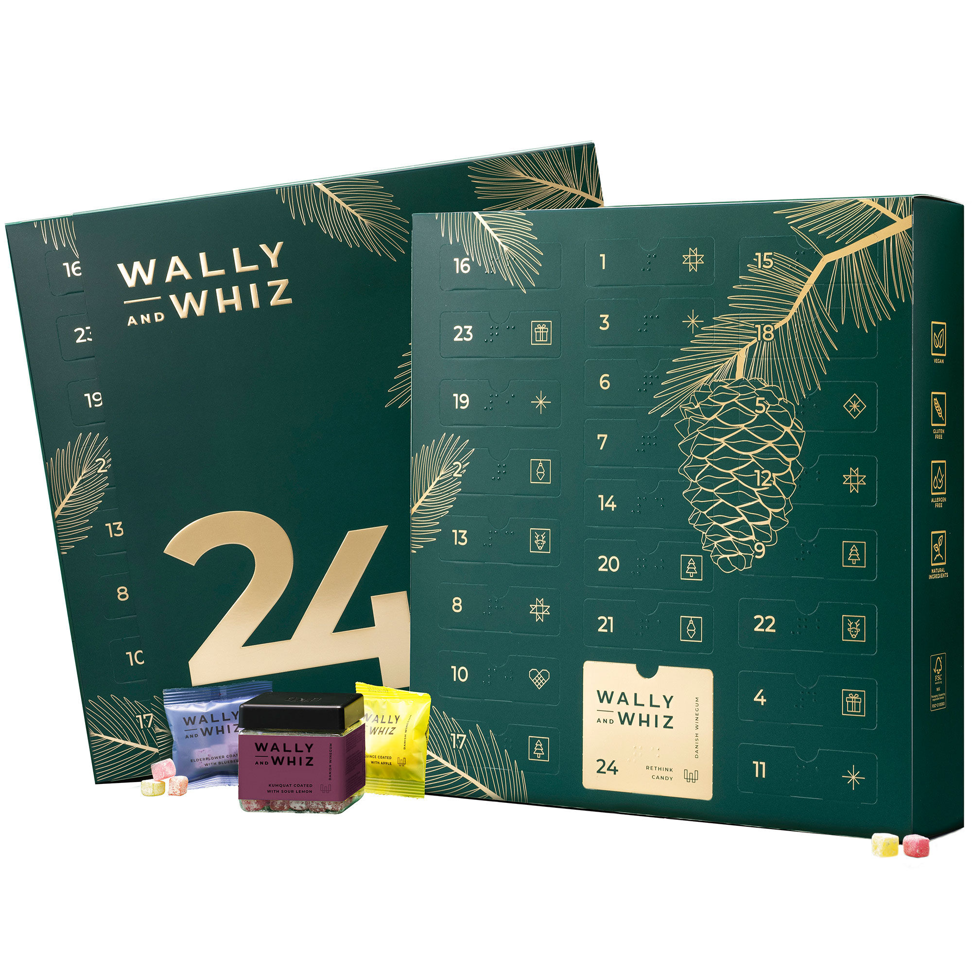 Wally and Whiz Julekalender 2025, grøn