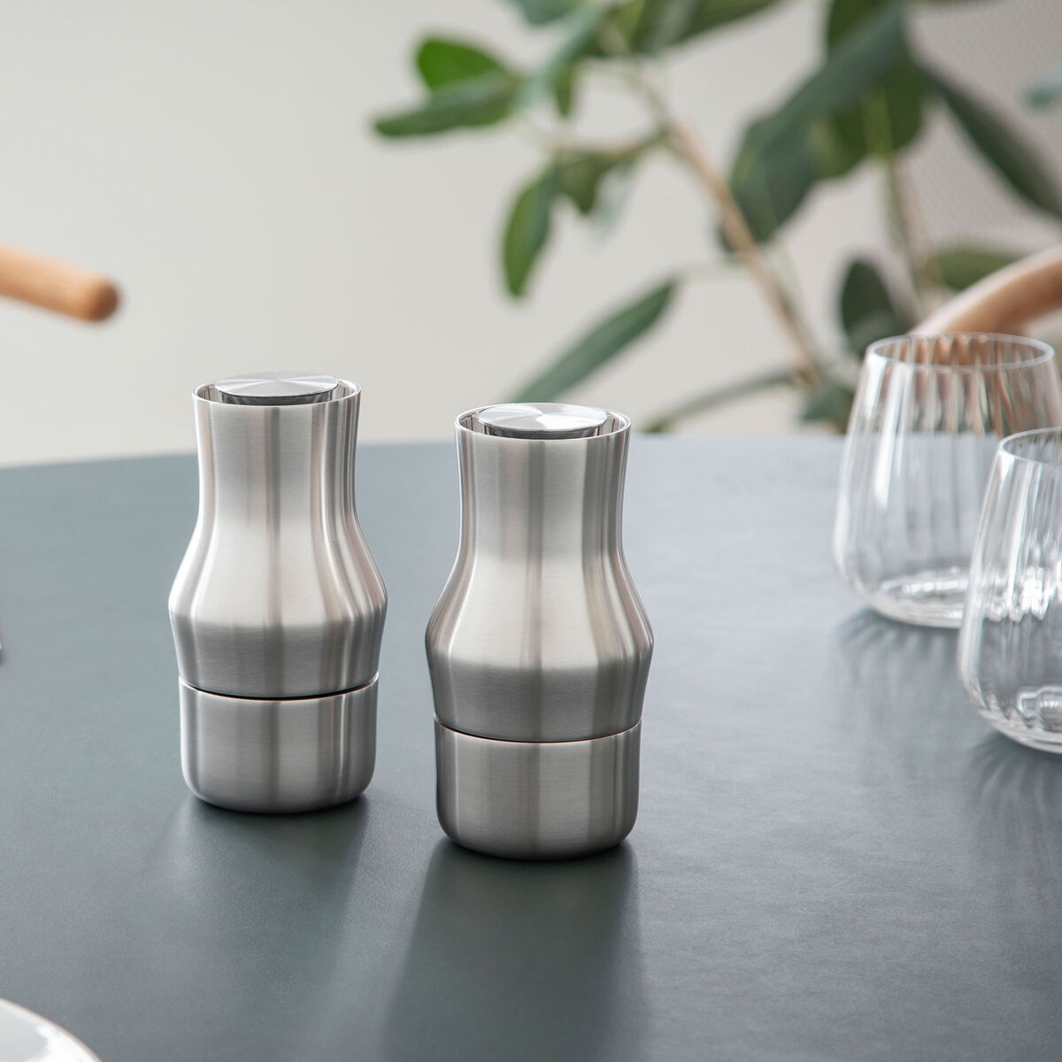 Gense Dorotea Krydderkvern 14 cm, matt stål