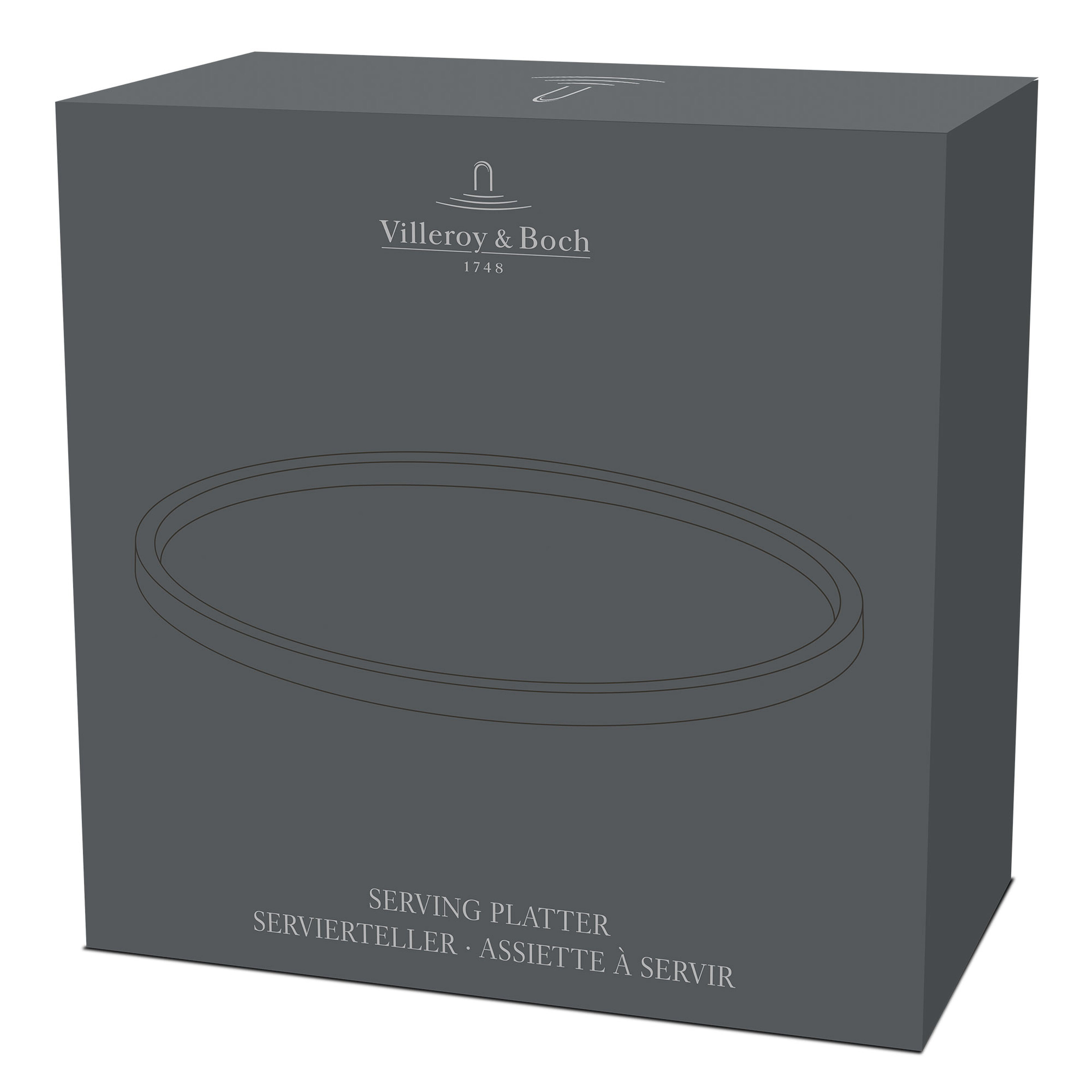 Villeroy & Boch Manufacture Travertine rundt serveringsfat 24,5 cm