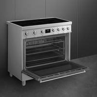 C9IMX2 Classic Induktionskomfur 90 cm, rustfrit stål