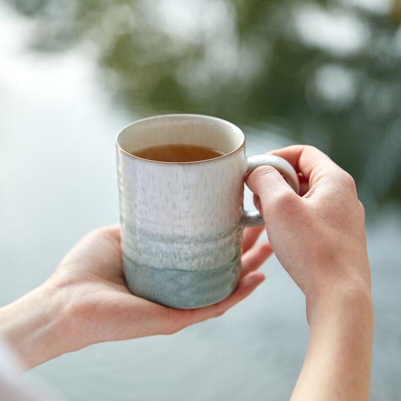 Kiln Green räfflad mugg