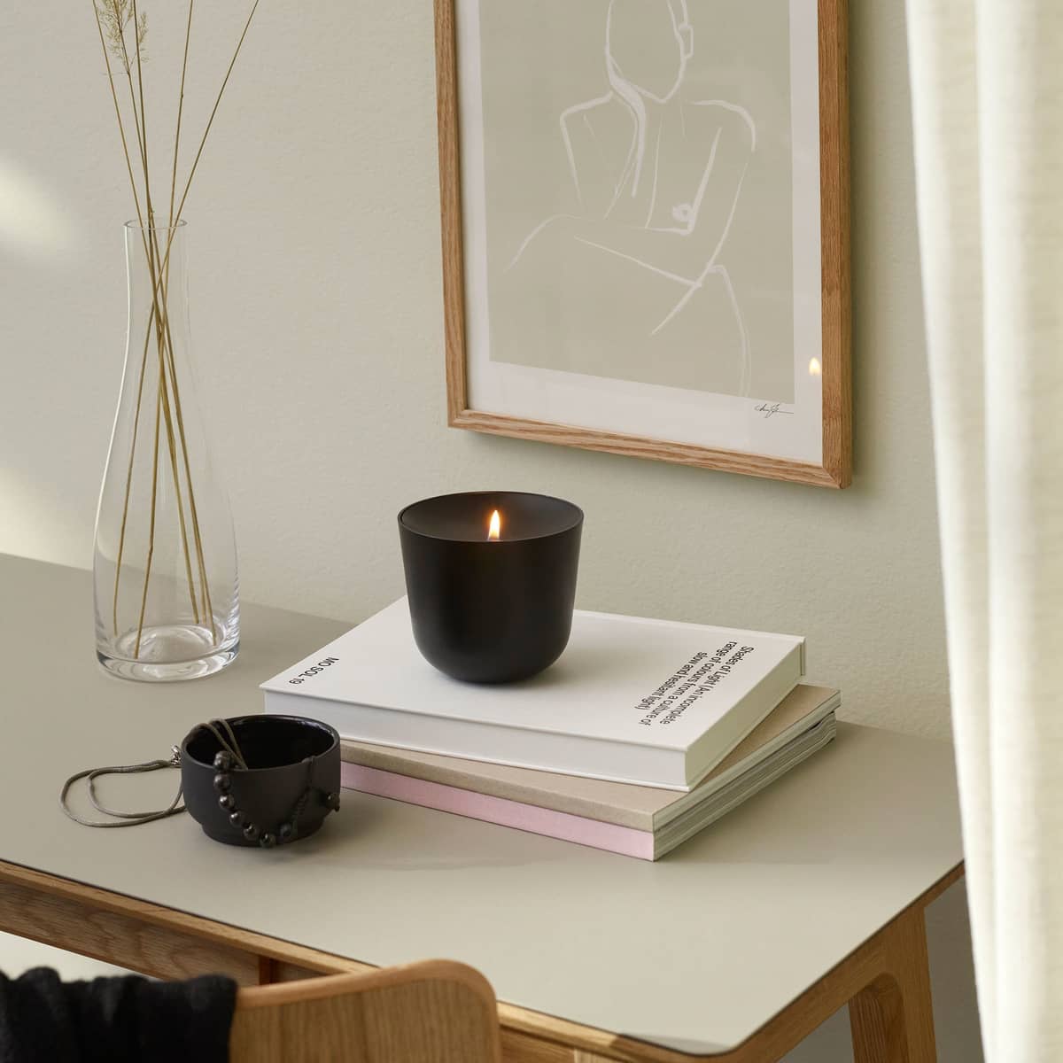 Solis olielampe, 11,5 cm, soft black