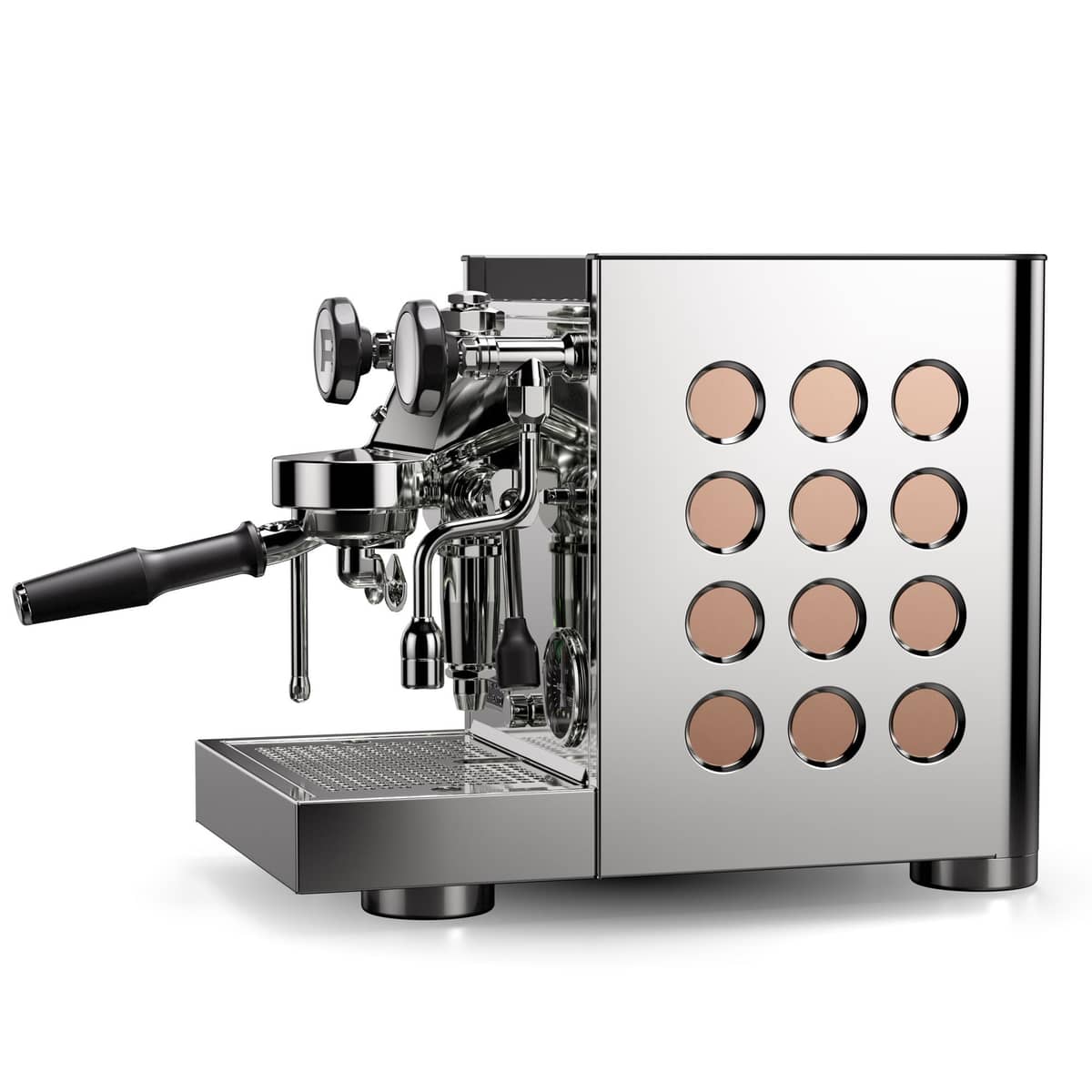Appartamento TCA espressomaskine, krom/kobber