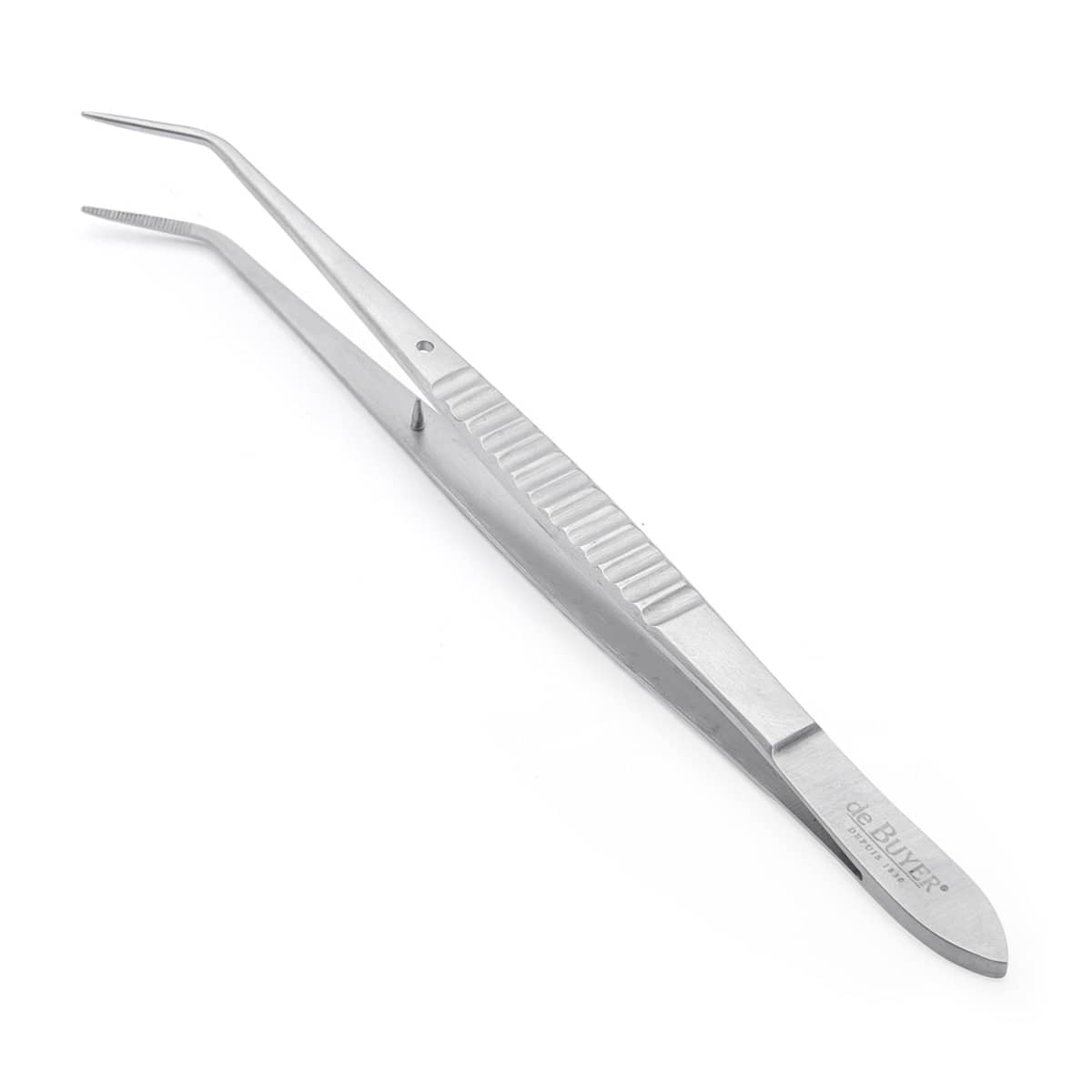 Ruokapinsetit kaarevin kärjin16 cm, ruostumaton teräs