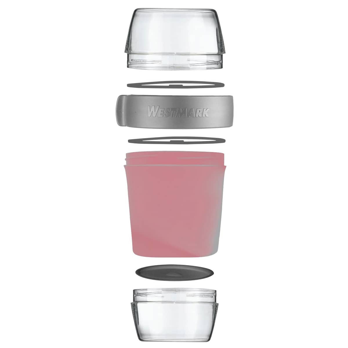 Lunchlåda 1150 ml, rosa