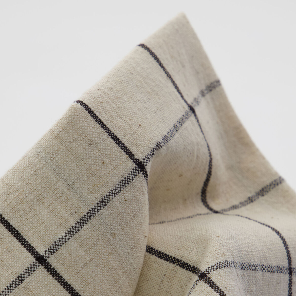 House Doctor Join duk, svart/off-white