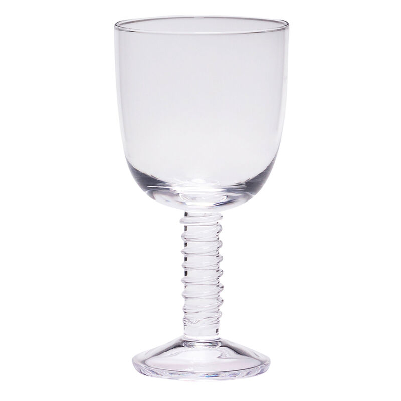 Hübsch Clink vitvinsglas, klar