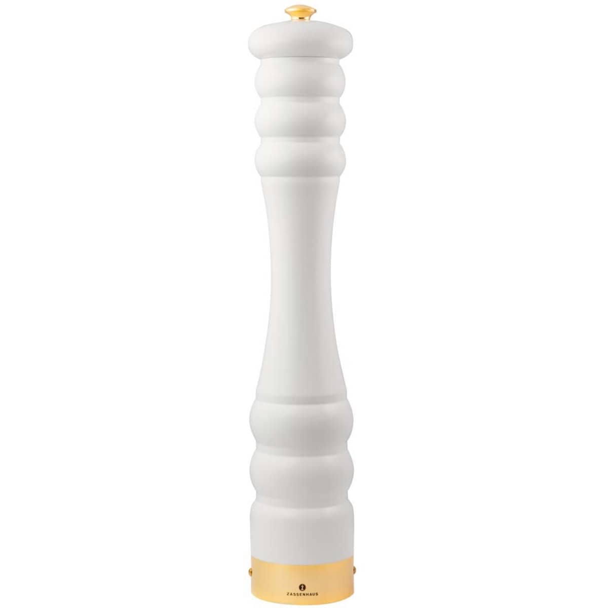 Munchen-pippurimylly, 45 cm Mat, valkoinen/kulta