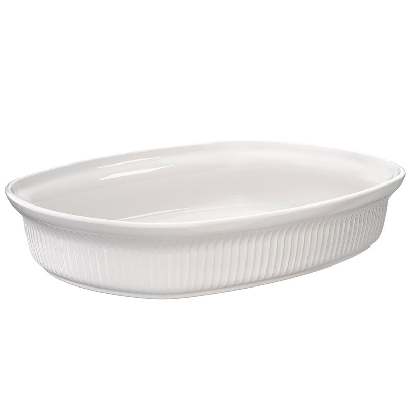 Hammershøi uuninkestävä vuoka 39 x 29,5 cm, valkoinen